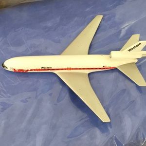 Vintage Western Airlines Plane